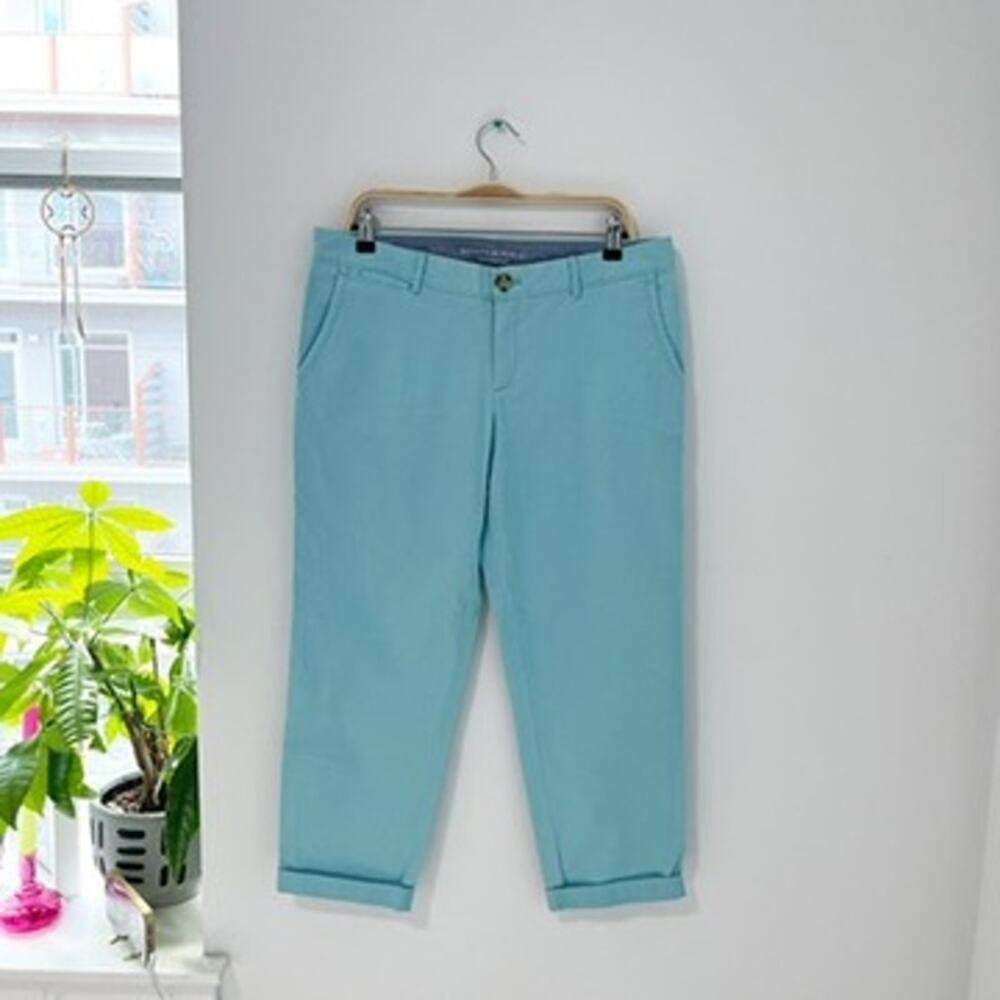 Banana Republic Blue City Chino Crop Pants Size 10